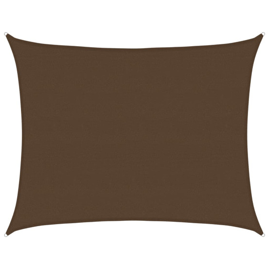 Voile d'ombrage 160 g/m² marron 6x8 m pehd