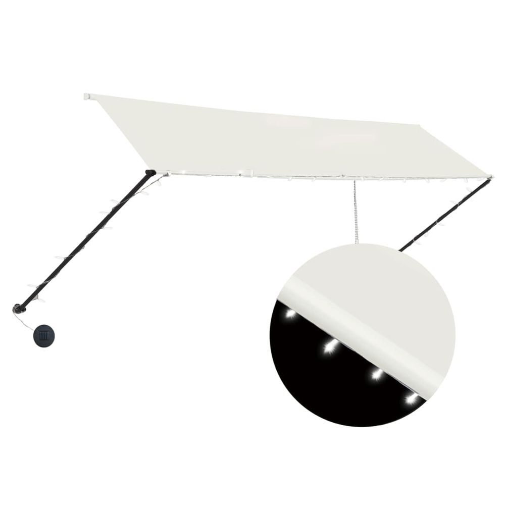 Store rÃ©tractable avec LED 350x150 cm