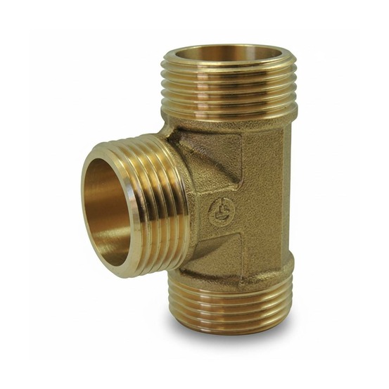 Té égal mâle/mâle/mâle en laiton - ø 3/8 pouce