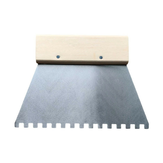 Spatule à colle dentelée