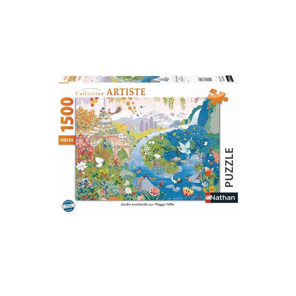 Puzzle jardin enchante - peggy nille 1500 p