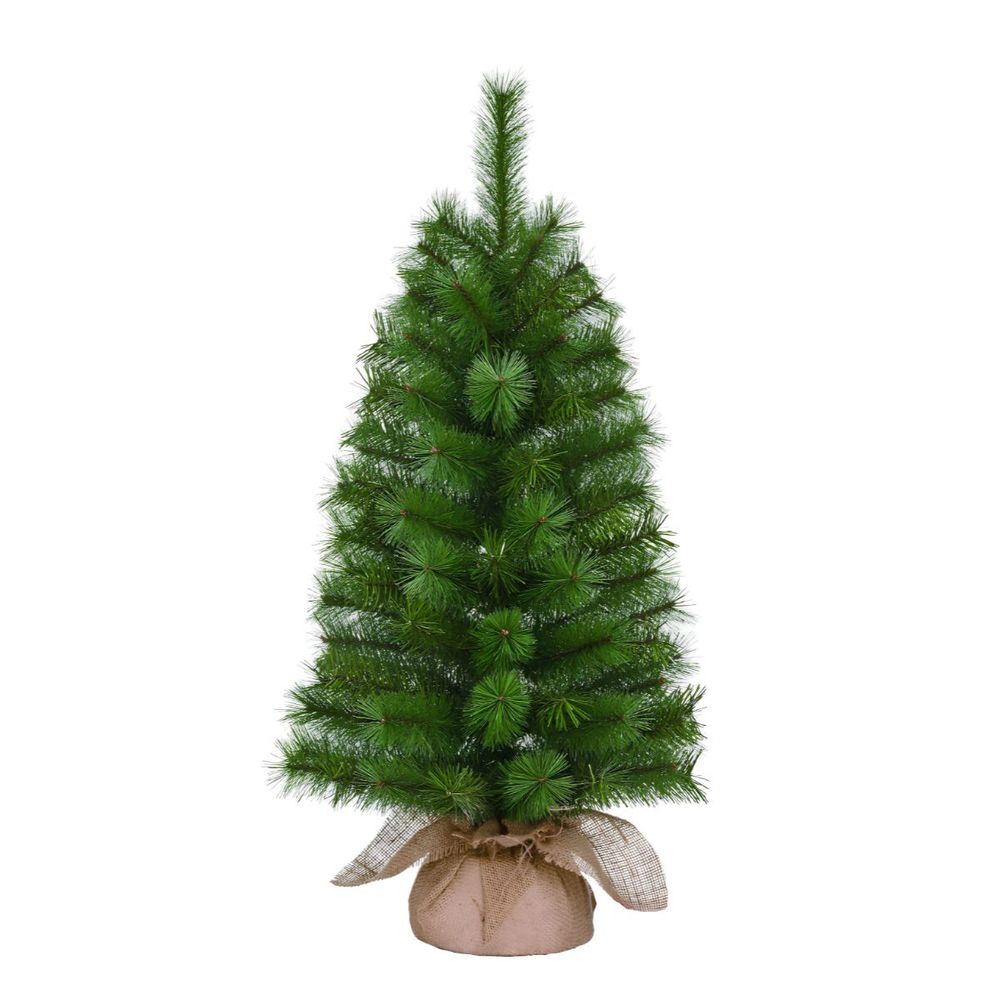 Black box trees sapin de noël koyama - décoration noël classique avec aiguilles pvc vertes naturelles - déco noël compacte pour