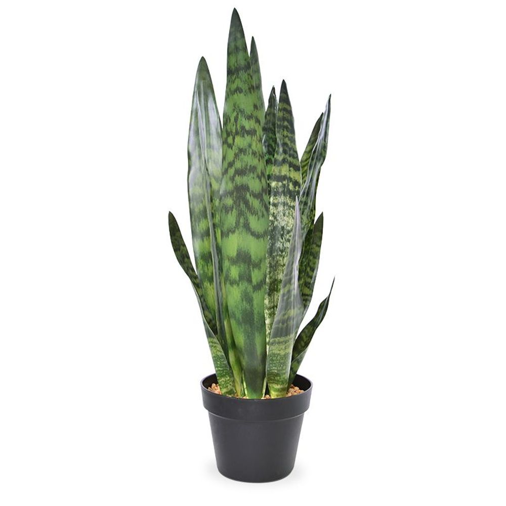 Sanseveria plante artificielle de 72 cm verte