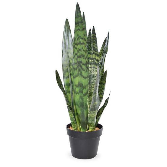 Sanseveria plante artificielle de 72 cm verte