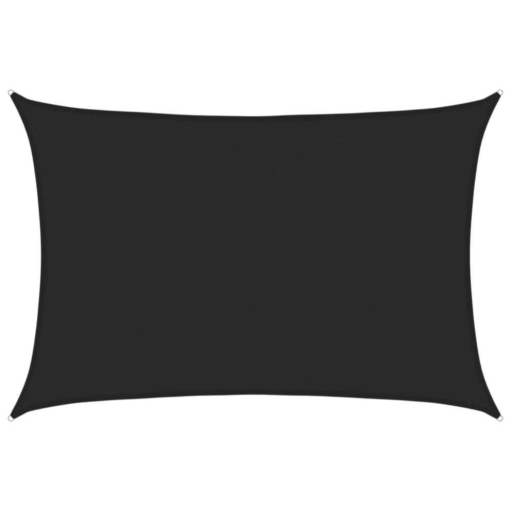 Voile d'ombrage 160 g/m² noir 4x5 m pehd