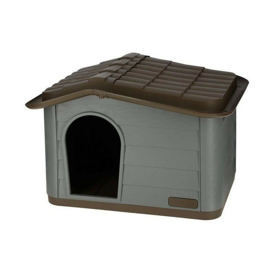 Maison pour chat - kerbl - paola eco xl - 75 x 59 x 55 cm - intérieur/extérieur