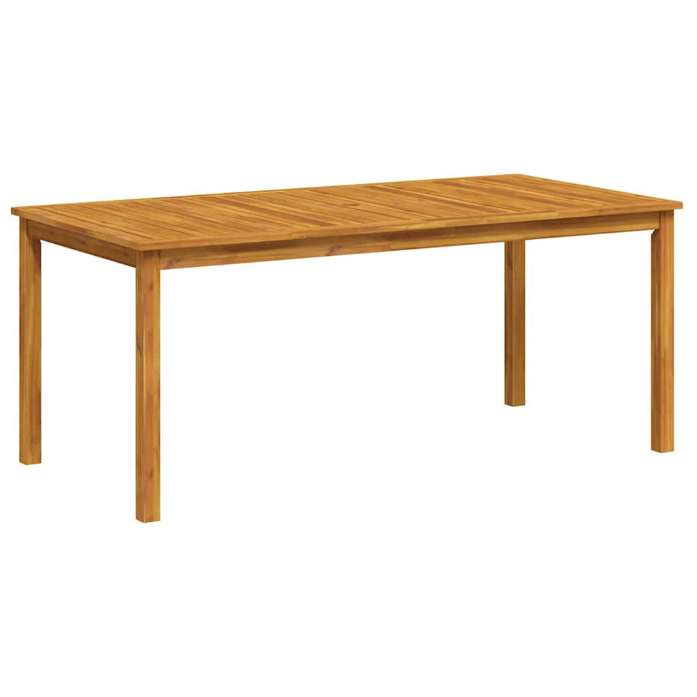 Table à manger de jardin 180x90x75 cm bois massif d'acacia