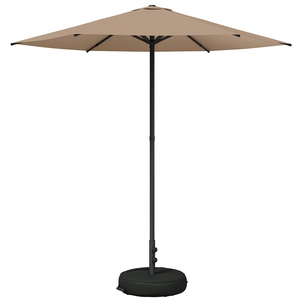 Parasol de jardin avec base rectangulaire 2,3 x 2,3 m polyester