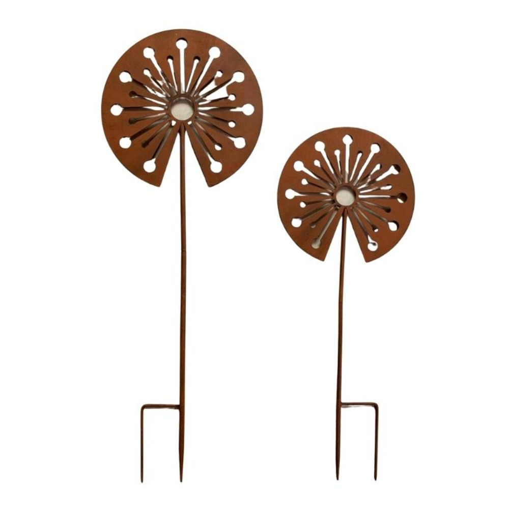 Ensemble 2 tuteurs fleurs 33x91cm