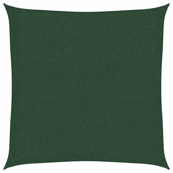 Voile d'ombrage 160 g/m² vert foncé 2x2 m pehd