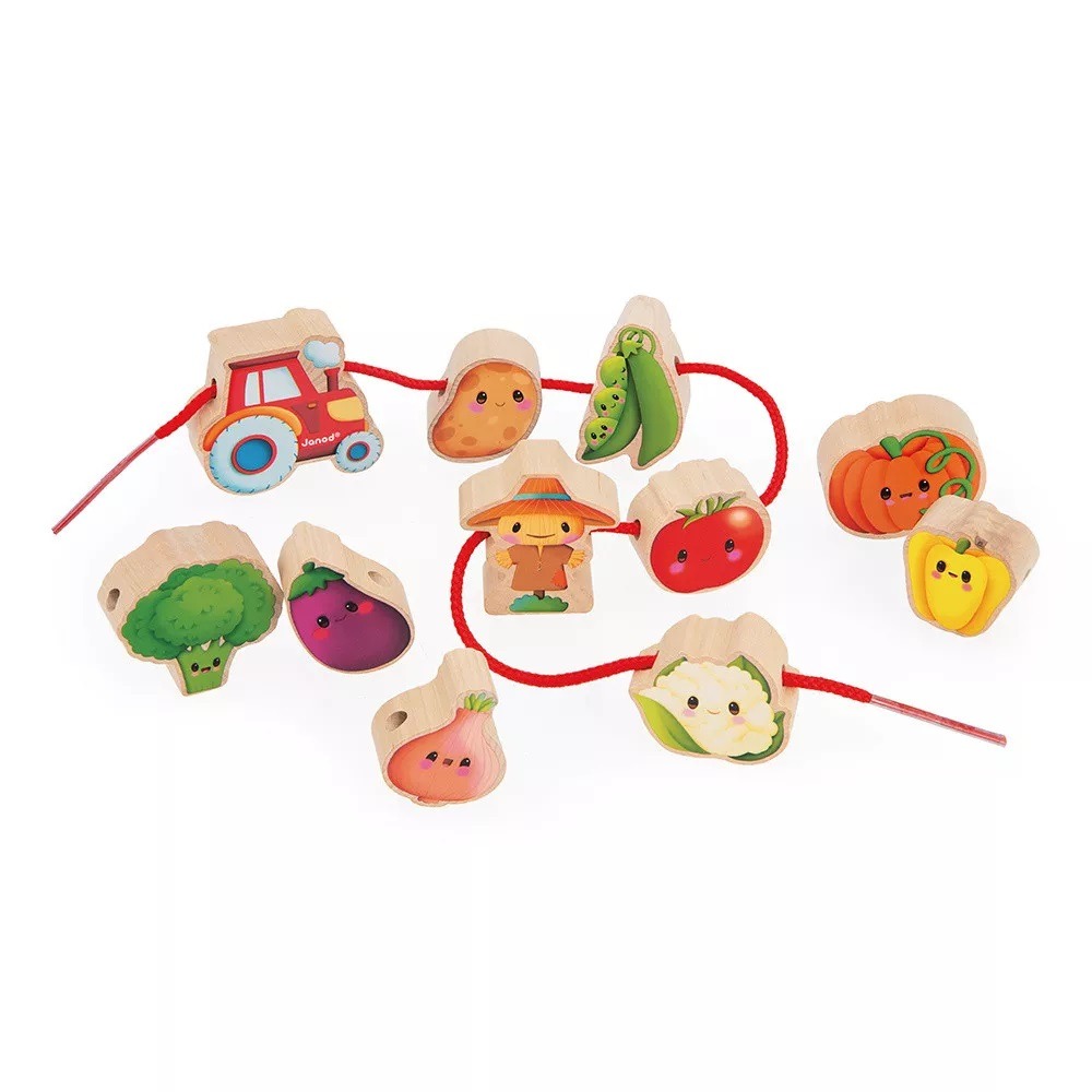 Perles à enfiler potager