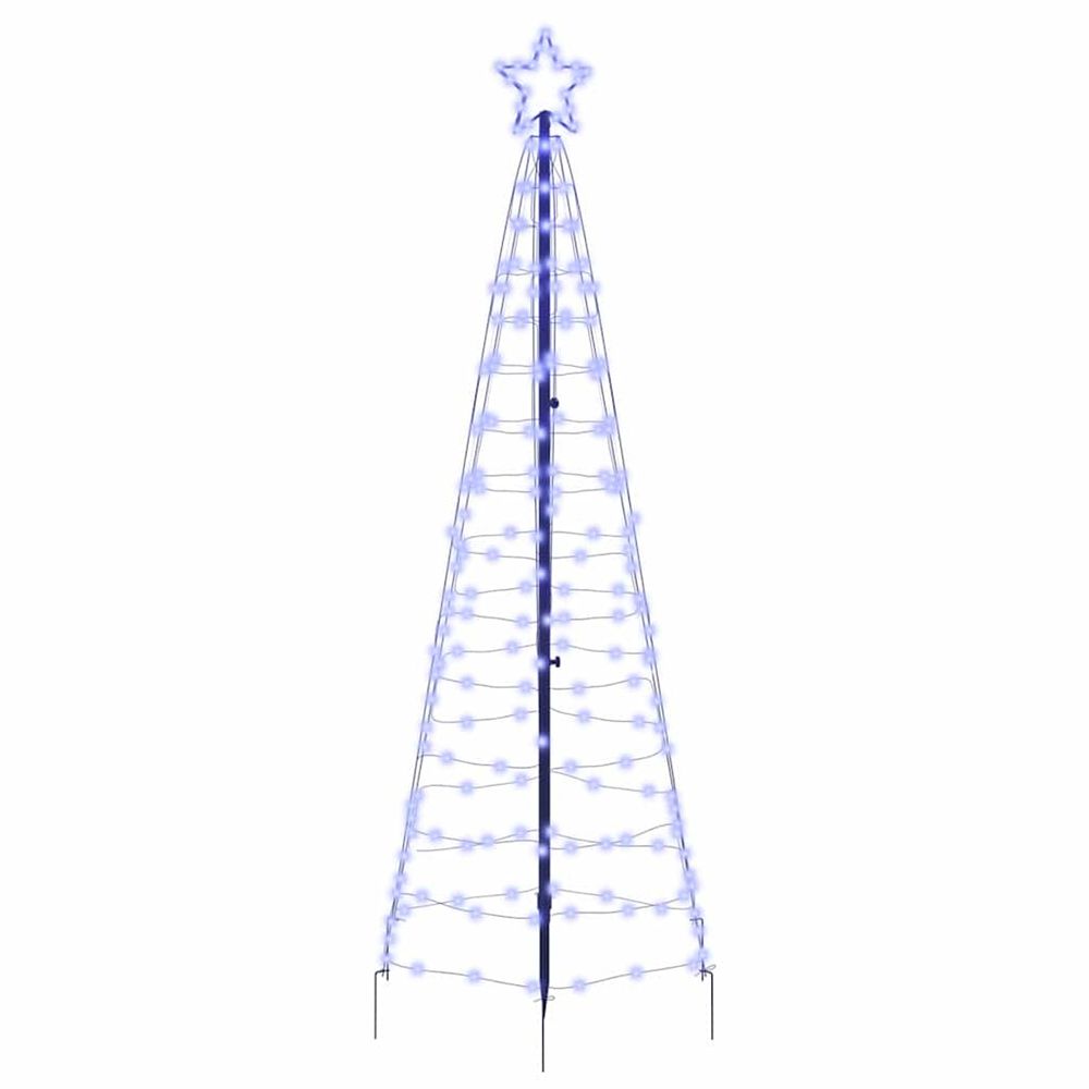Arbre de noël led avec piquets au sol ekenas 250 cm 390 led