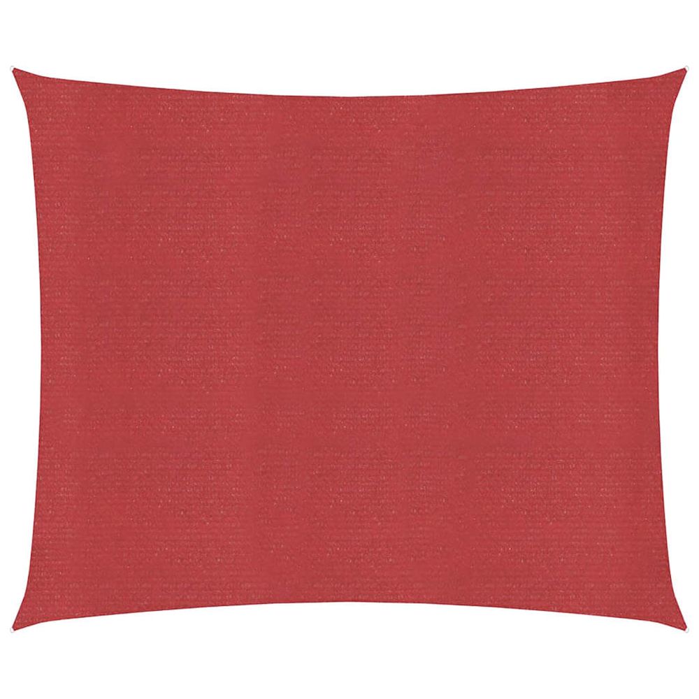 Voile d'ombrage 160 g/m² rouge 6x6 m pehd