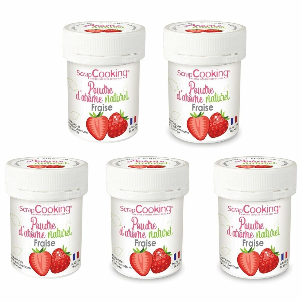 Arôme alimentaire naturel en poudre 75 g - fraise