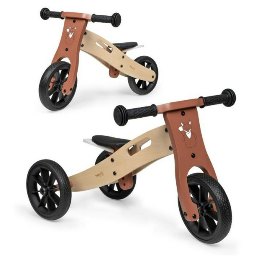 Draisienne velo évolutive - - first ride eco - 3 roues - beige / fox