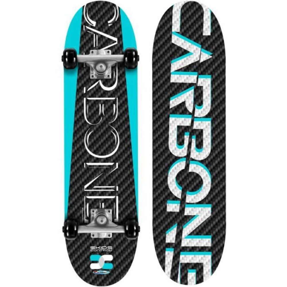Skateboard 70x20 cm - skids control carbone - jk525310