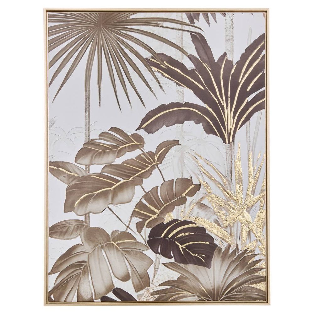 Toile 3d shirley vert kaki 60x80cm