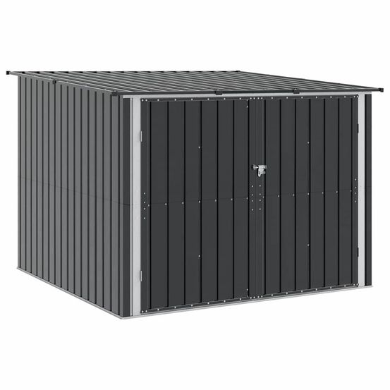 Abri de vélo 3 pc anthracite 216 x 207 x 158 cm métал