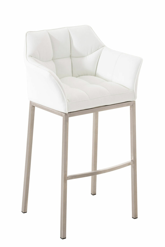 Tabouret de bar damaso e avec structure à 4 pieds