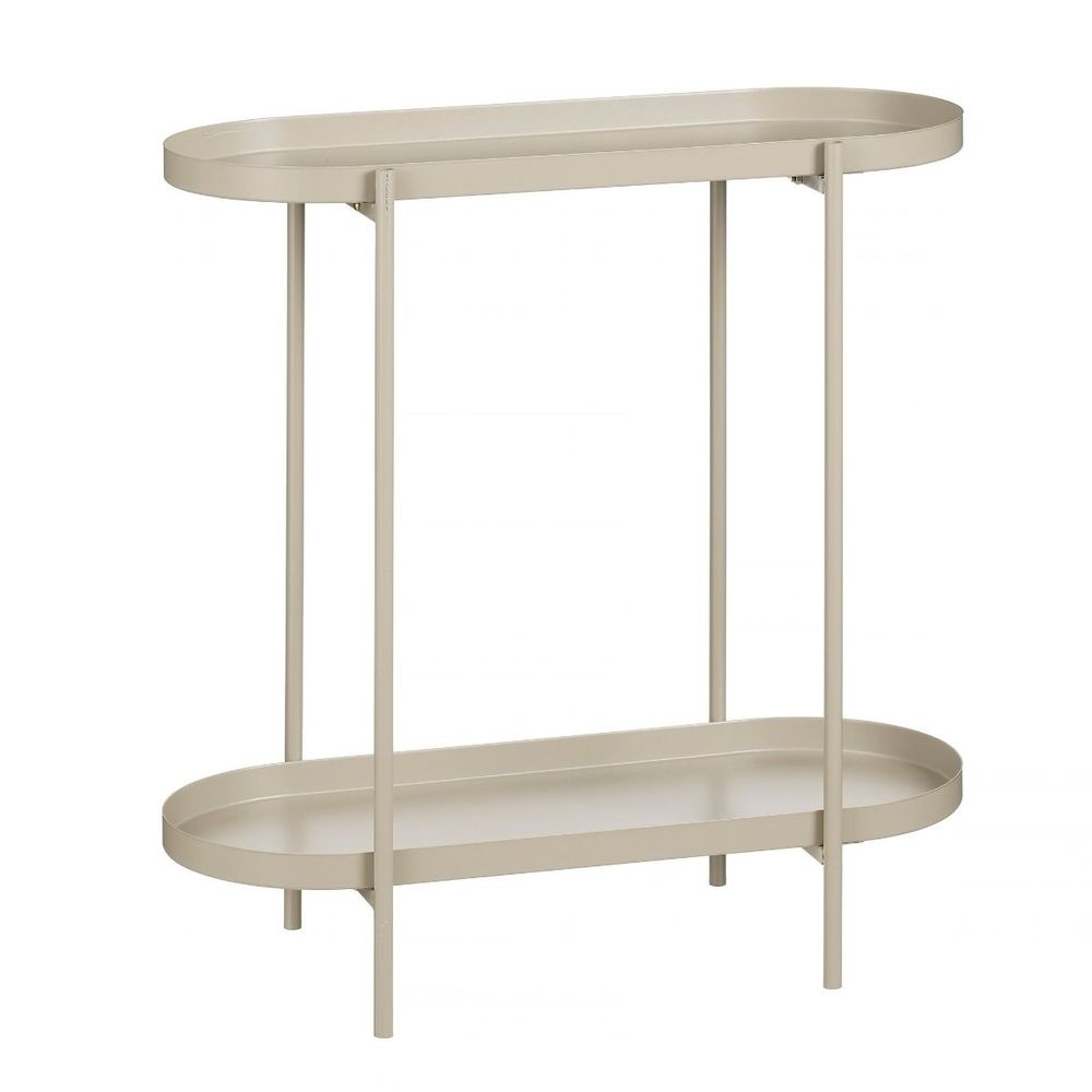 Table d'appoint myron h56.5x23cm - beige