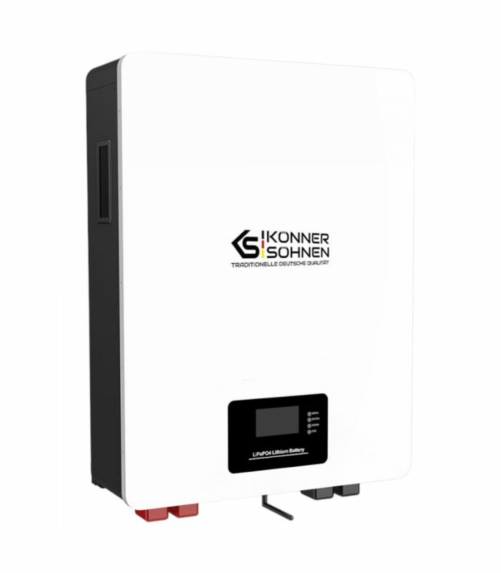 Batterie lithium lifepo4 48v 100ah, système bms, écran lcd, stockage d'énergie - ks lb 48-100