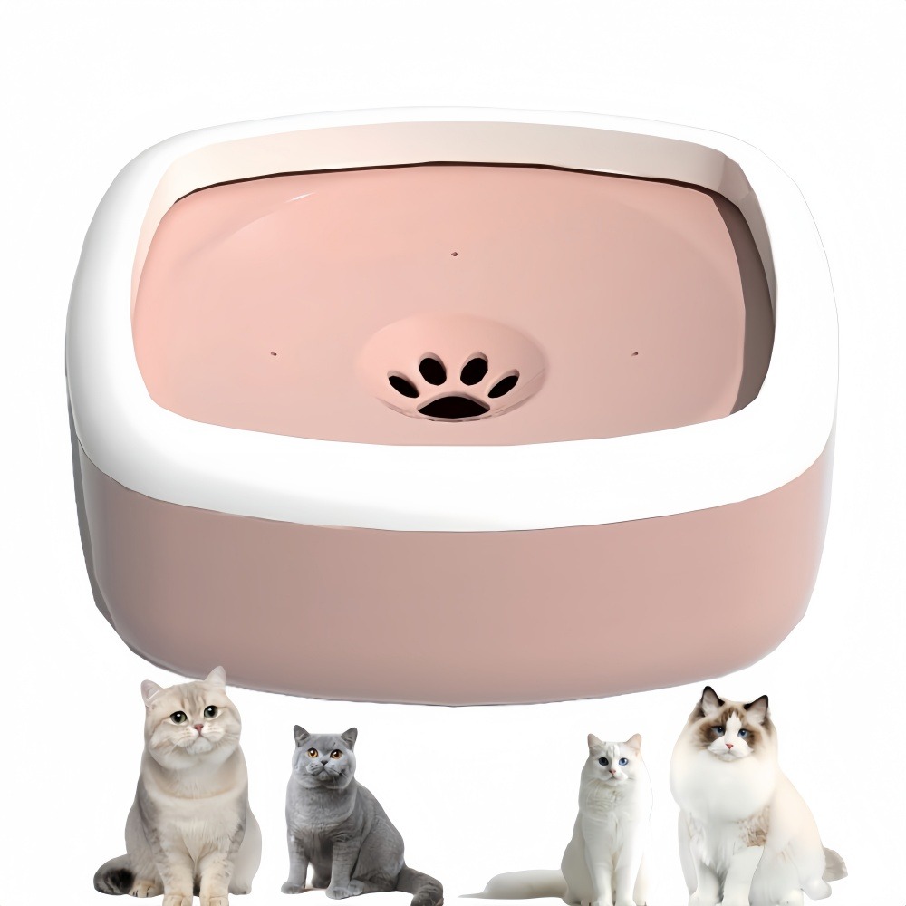 Gamelle flottante sugar cube pour animaux rose