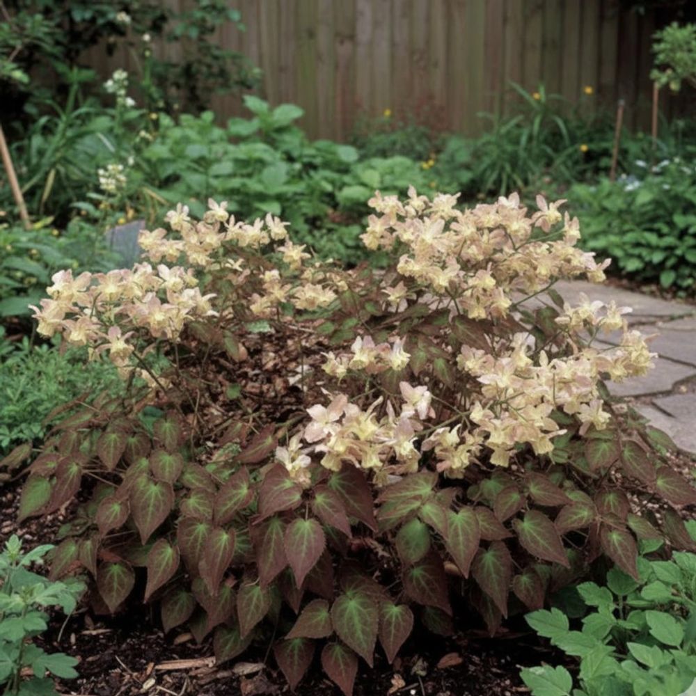 Fleur des elfes cupreum, epimedium lot de 3 godets