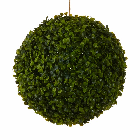 Mica decorations plante artificielle boule de buis - ø28 cm - vert