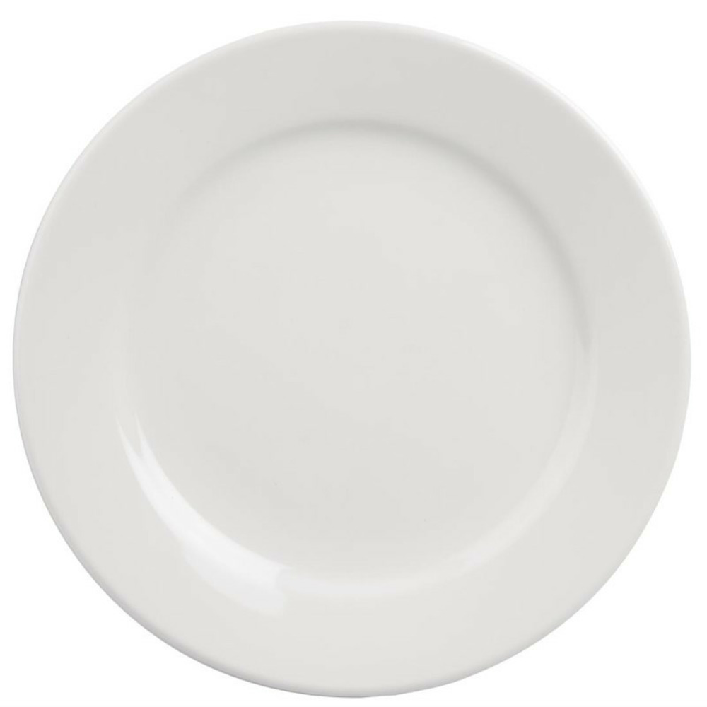 Assiettes à bord large 165(ø)mm athena hotelware - lot de 12