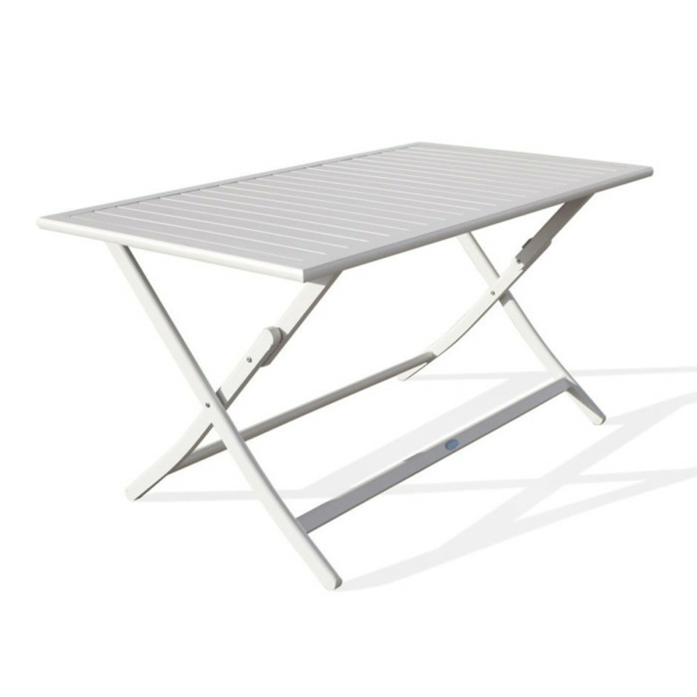 Table de jardin pliante marius 140cm gris