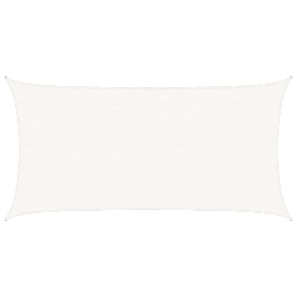 Voile d'ombrage 160 g/m² blanc 2,5x4,5 m pehd