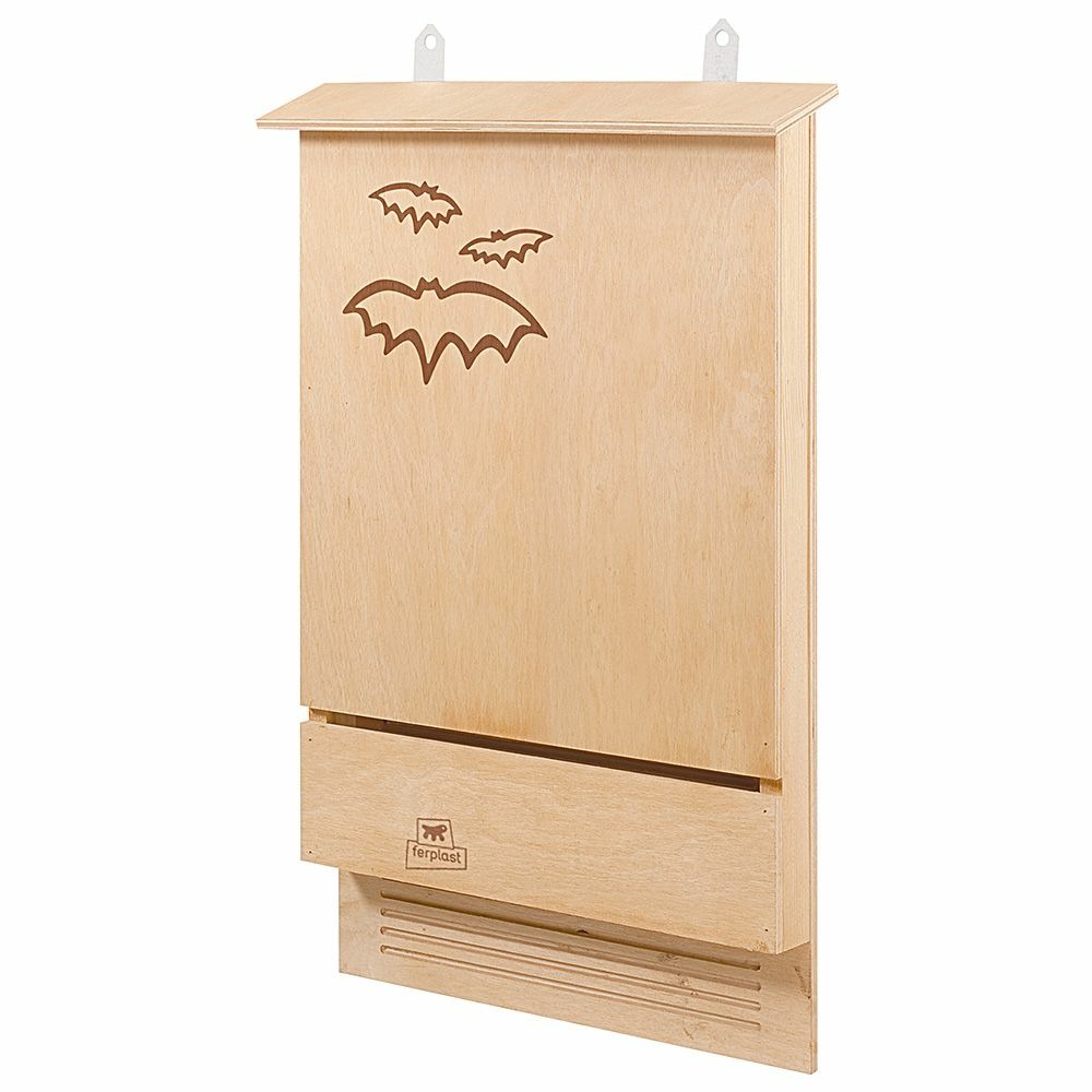 Ferplast maison pour chauve-souris bat house nid pour chauve-souris en bois fsc, protection contre les moustiques et insectes