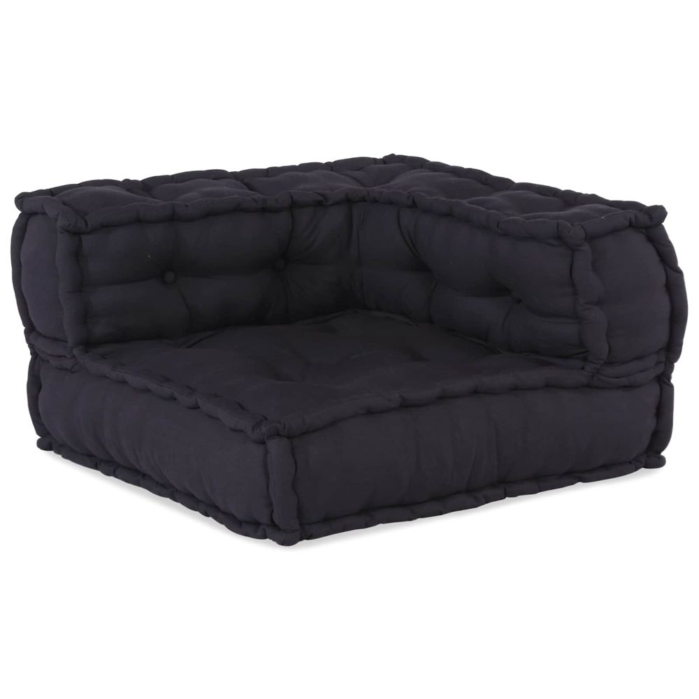 Unité de canapé modulaire tissu anthracite 210 x 70 x 56 cm