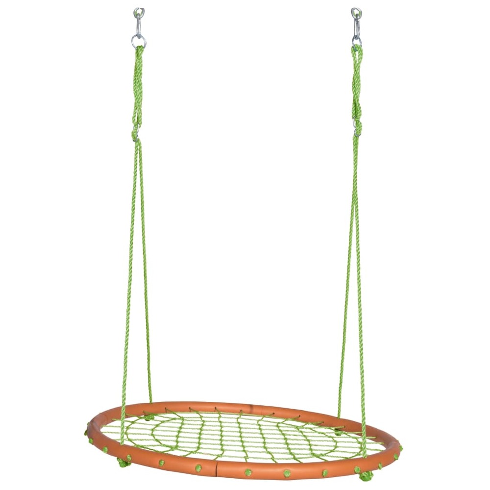 Balançoire nid d'oiseau avec siège en filet