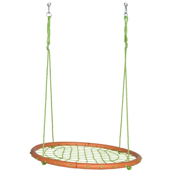 Balançoire nid d'oiseau avec siège en filet