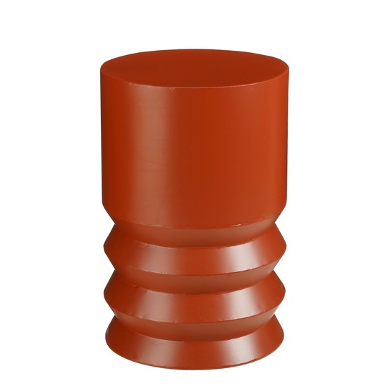 Mica decorations mart table basse ronde – meuble d’appoint – métal – 46 x 30 cm – rouge