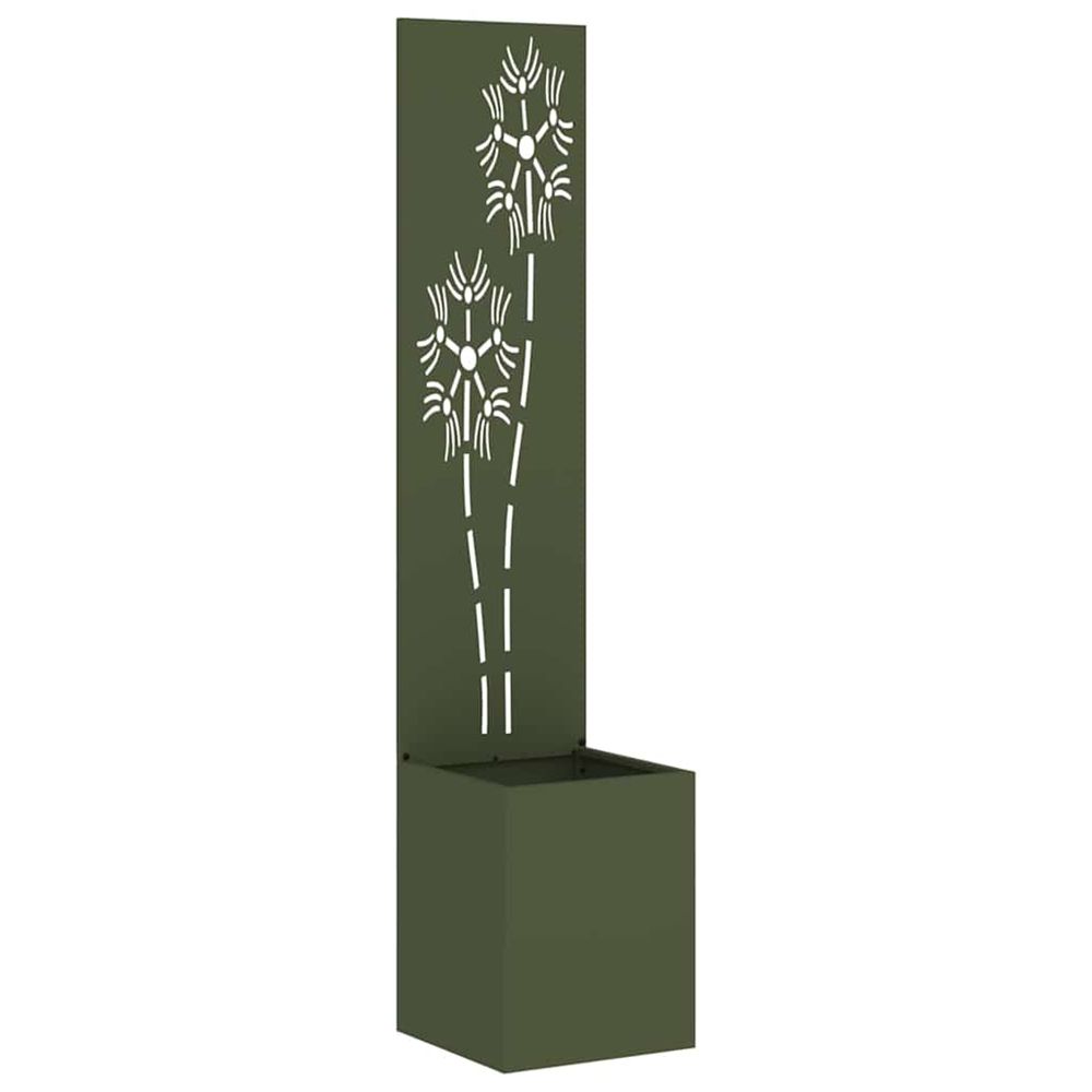Écran de confidentialité de jardin vert olive 32 x 32 x 150 cm