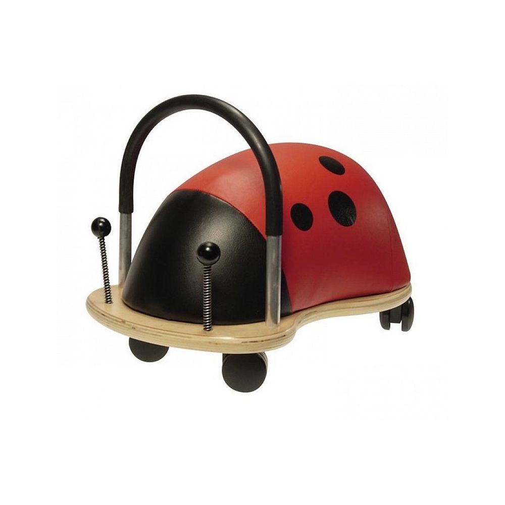 Coccinelle small rouge bois