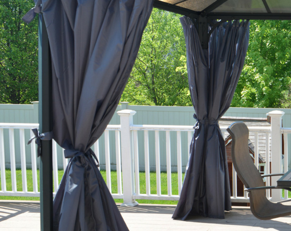 Set de rideaux pour tonnelle - 704236