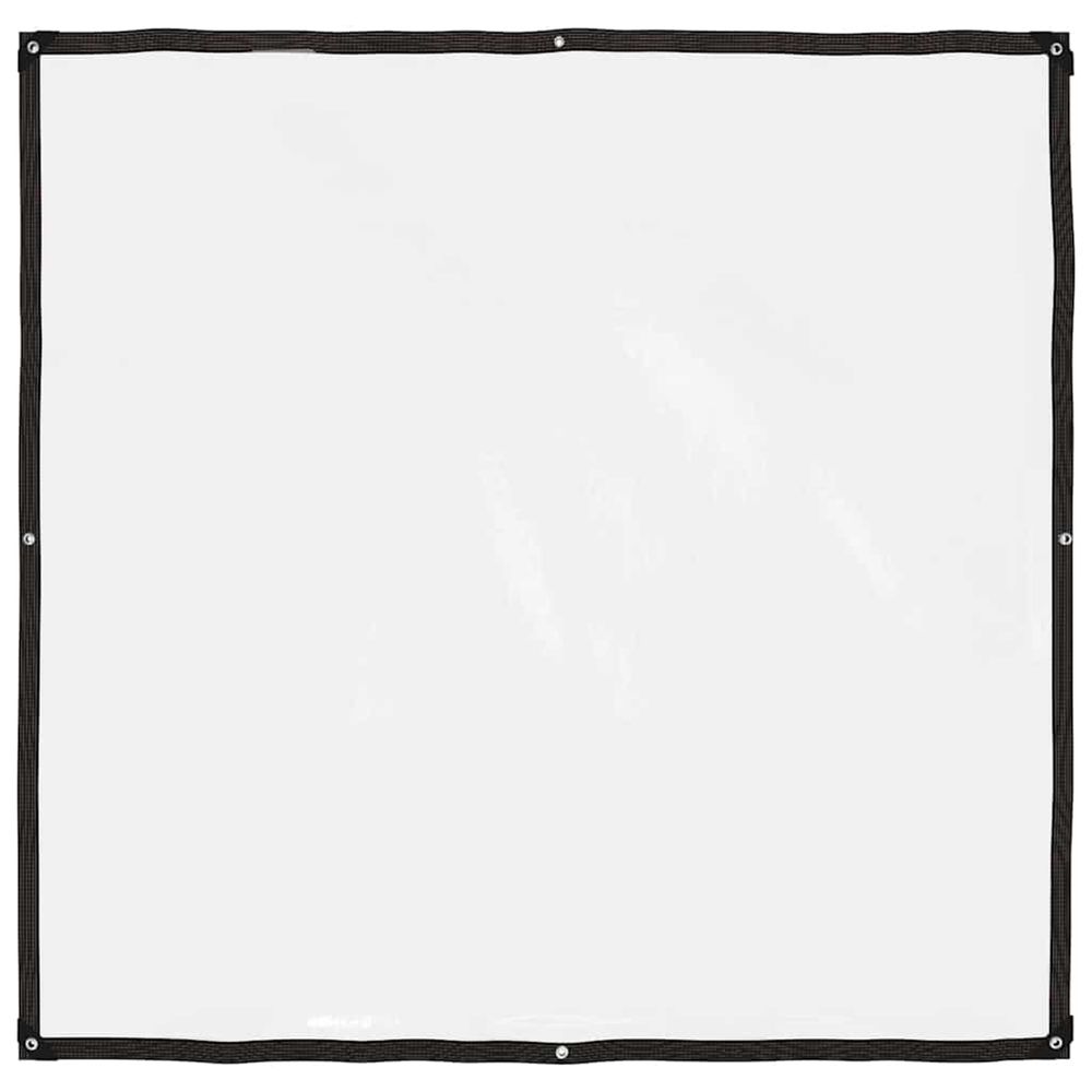 Bâche transparente avec œillets 2 x 2 m en polyéthylène
