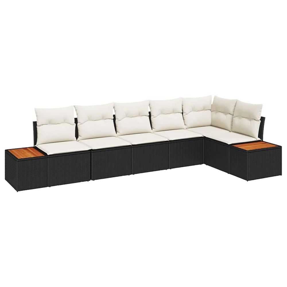 Ensemble de canapé de jardin 6 pc 6-nombre de places