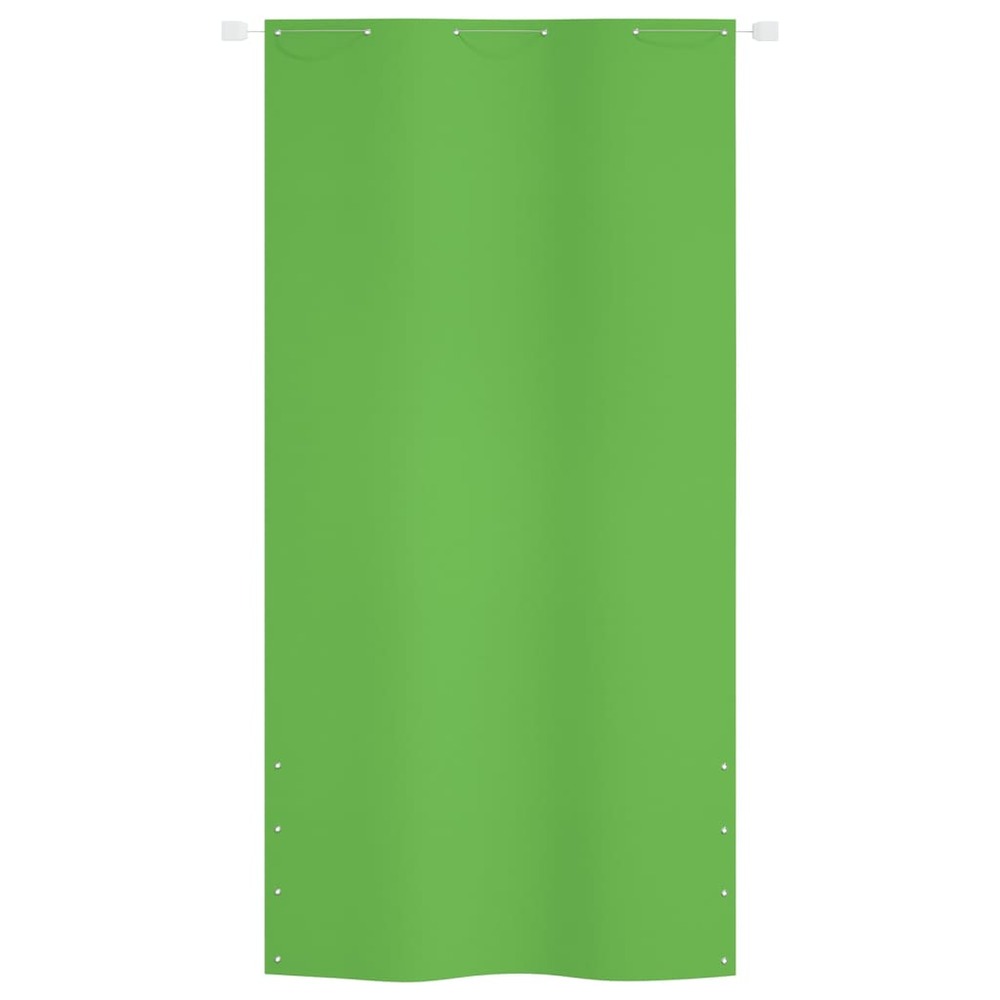 Écran de balcon vert clair 120x240 cm tissu oxford