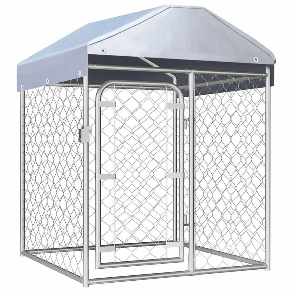 Chenil extÃ©rieur avec toit 100 x 100 x
