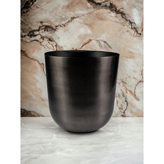 Pot mayk lead - cache-pot - h30 cm - ø19 cm