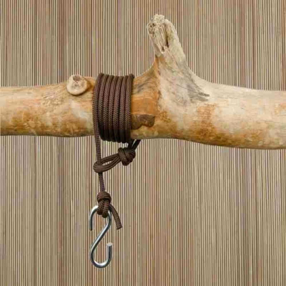 Corde marron avec crochet