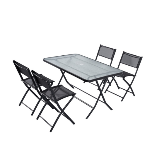 Table de jardin et 4 chaises mahon