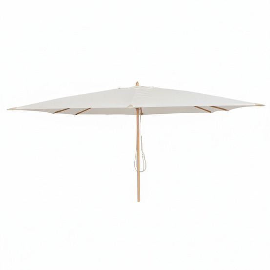 Parasol droit écru 4x3 m pegasia