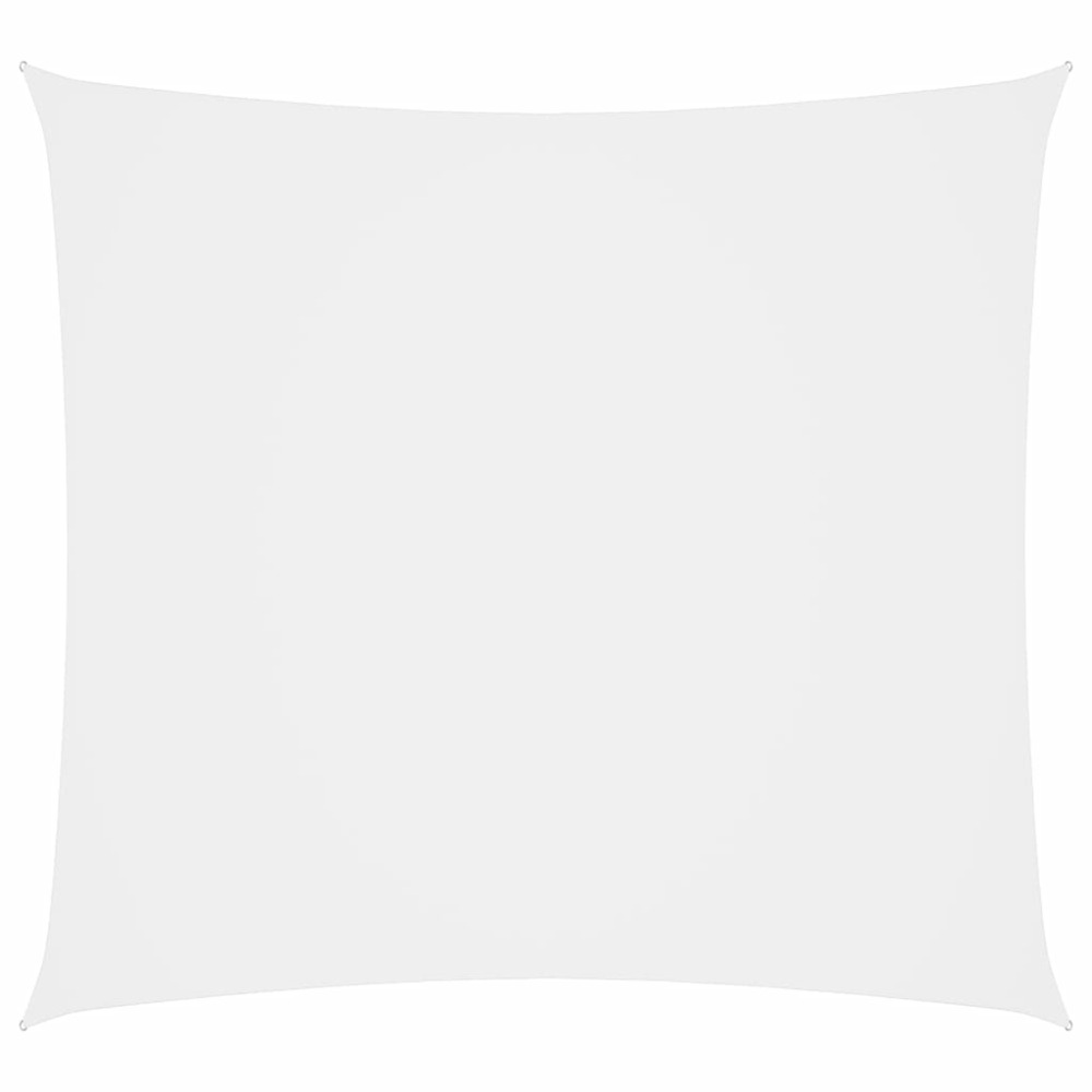Voile toile d'ombrage parasol tissu oxford carré 4 x 4 m blanc