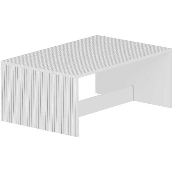 Table basse en aggloméré lenna blanc