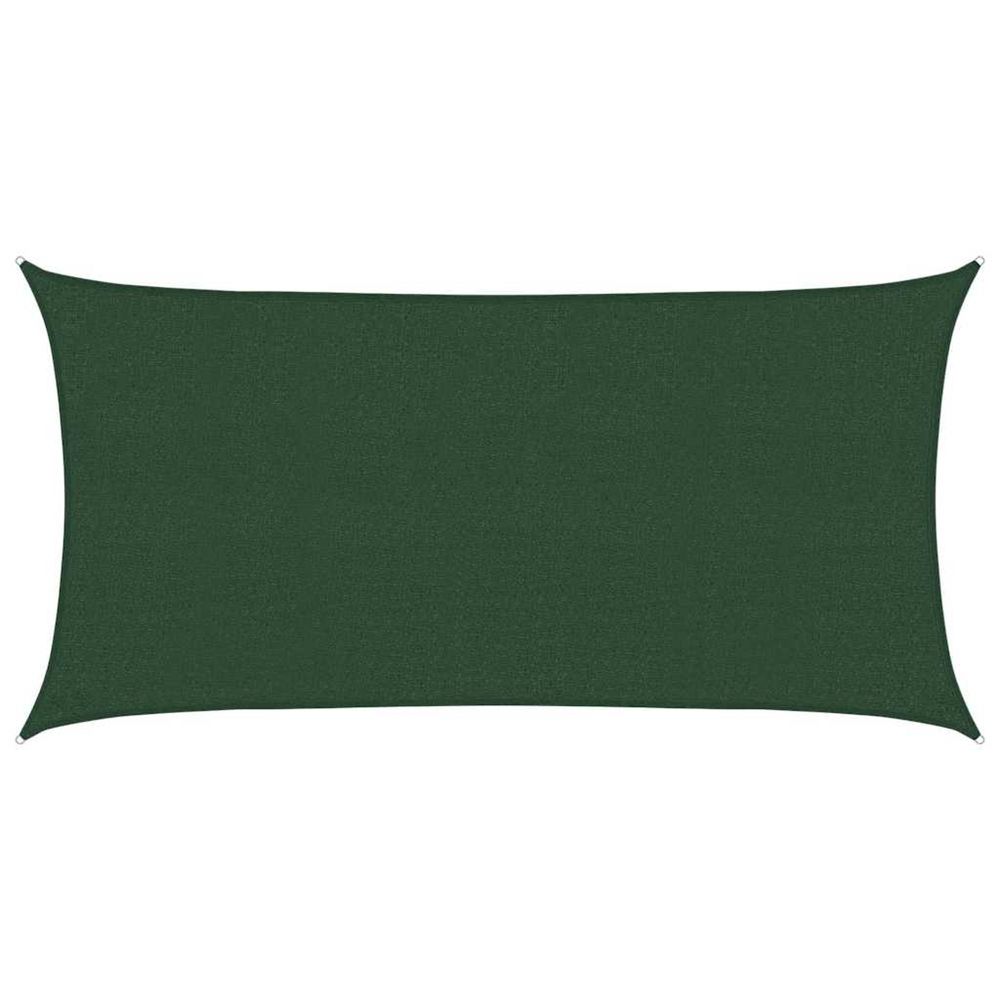 Voile d'ombrage 160 g/m² vert foncé 2x3,5 m pehd